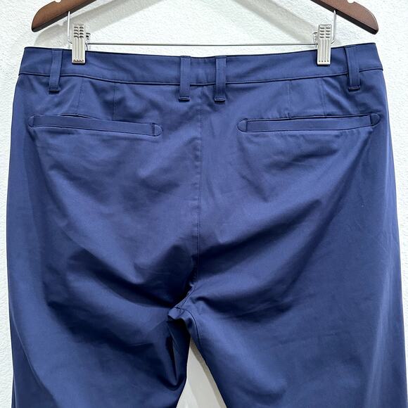 Rhone Commuter Classic Mens 36 Navy Performance Chino Pants Activewear Golf - Picture 5 of 9
